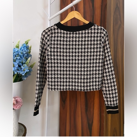 ◾️Zara Tweed Button Front Cardigan - Picture 4 of 11